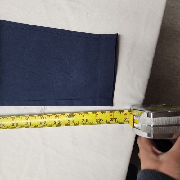 VIV Collection Women's Straight Fit Trouser Work Pants Navy Blue Size Small (A31 - Picture 6 of 8